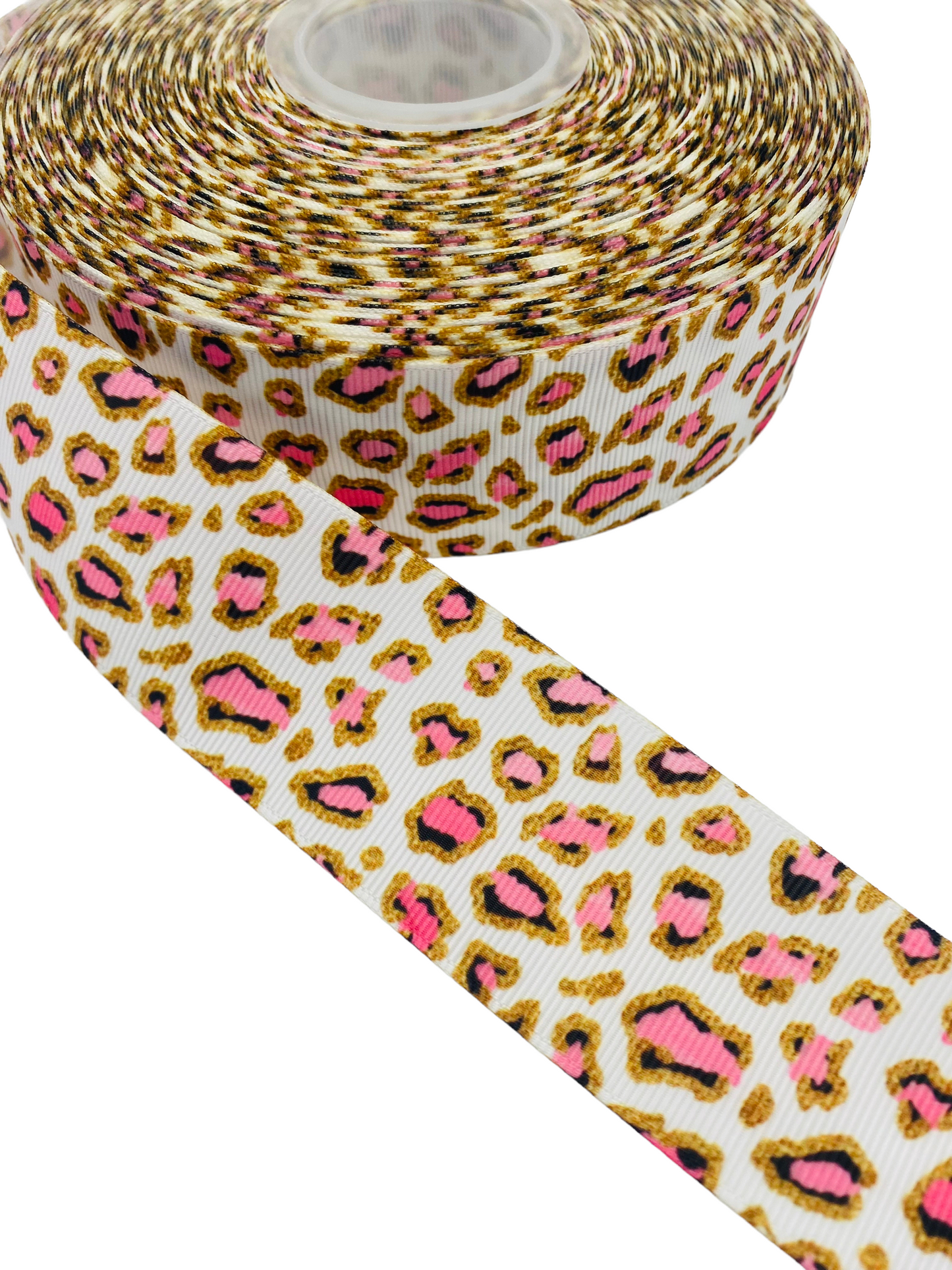 #C195 (Leopard Print Ribbon (38mm /1.5 inches) 1 yard 🟢