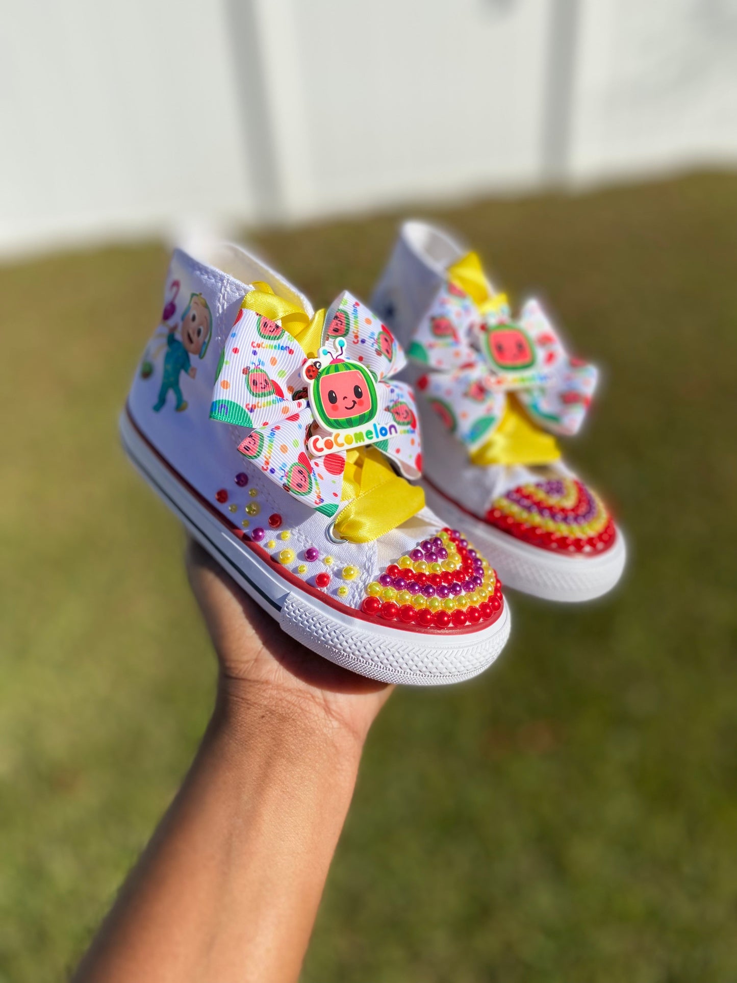 CocomelonConverse Sneakers, Bling Converse, Cocomelon shoes