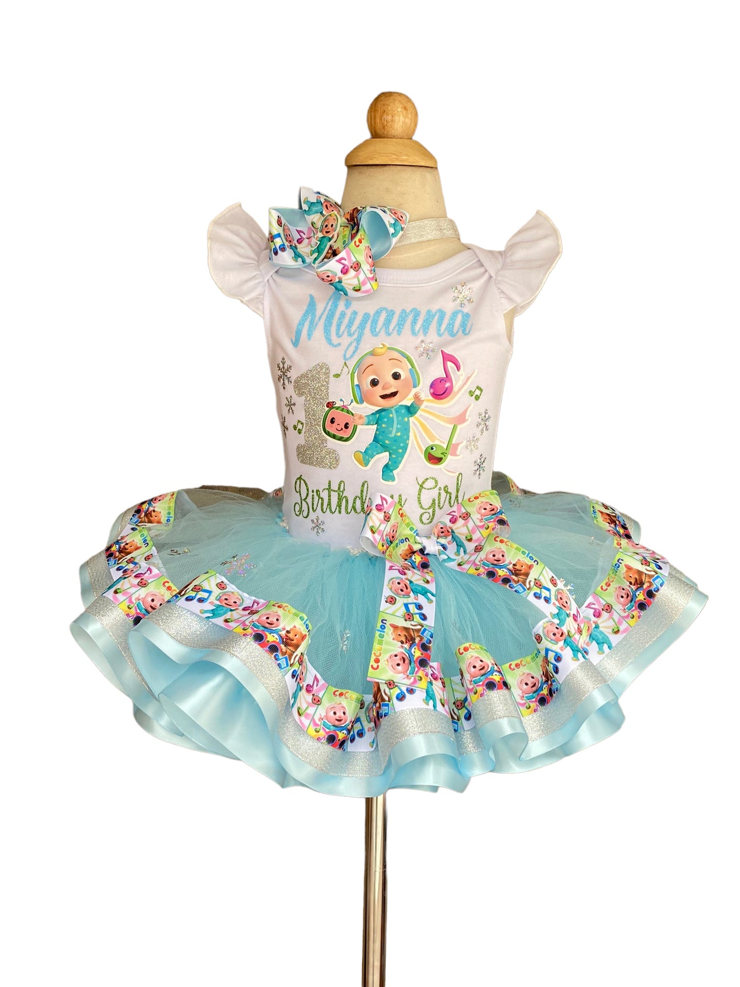 Cocomelon Tutu Outfit (3 layer outfit) cocomelon #11