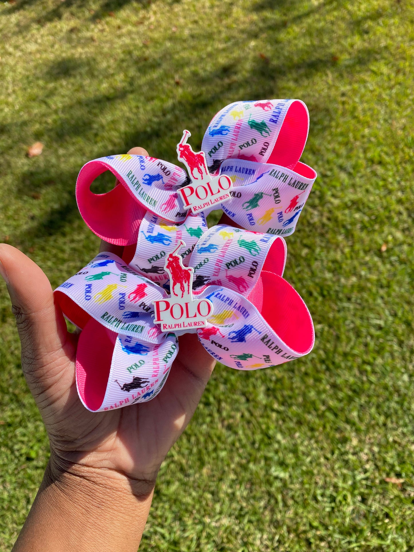 Double Layer Ribbon Hair clips (Pair)