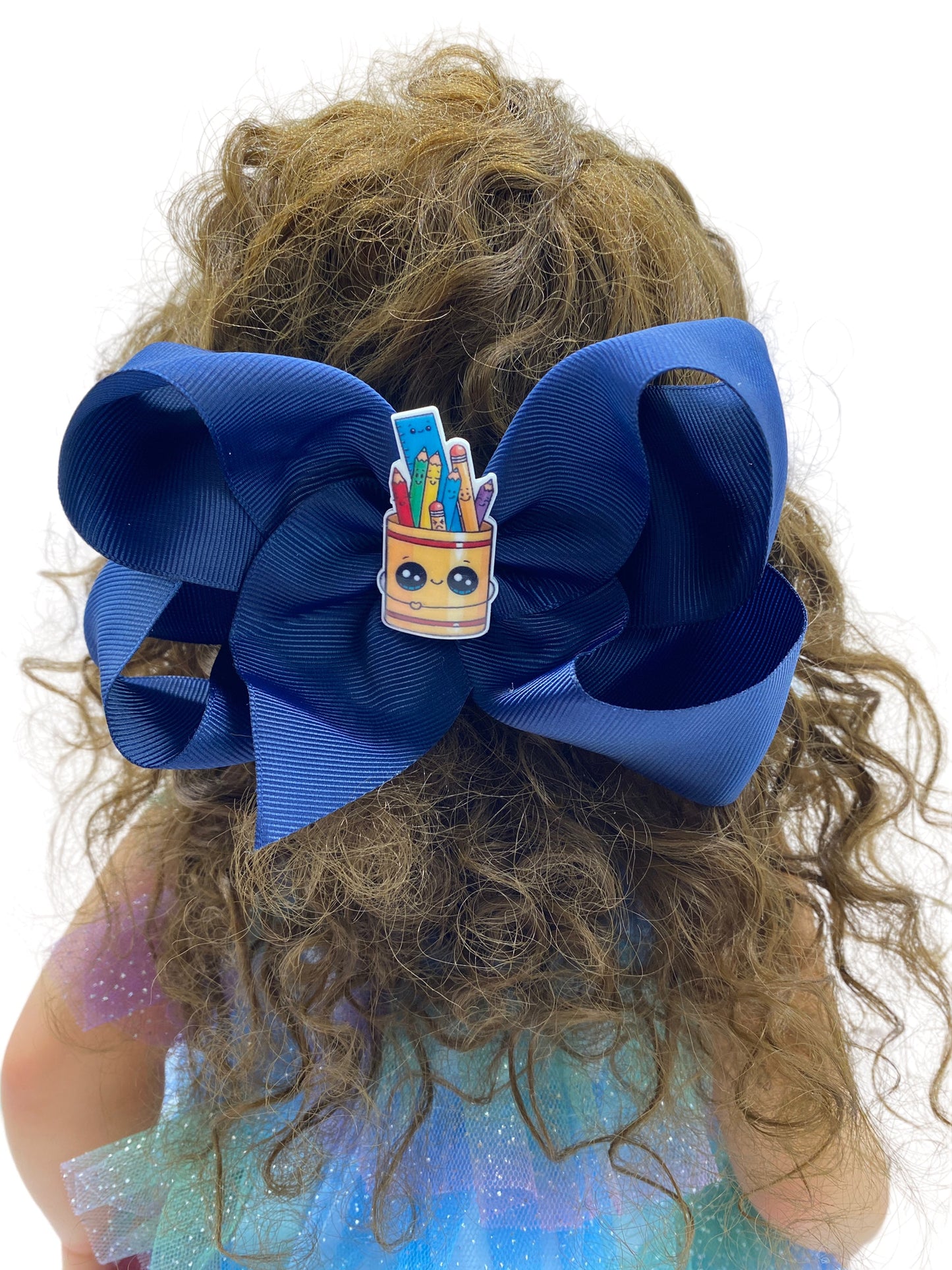 Navy Blue, Solid Color Jumbo hair clip