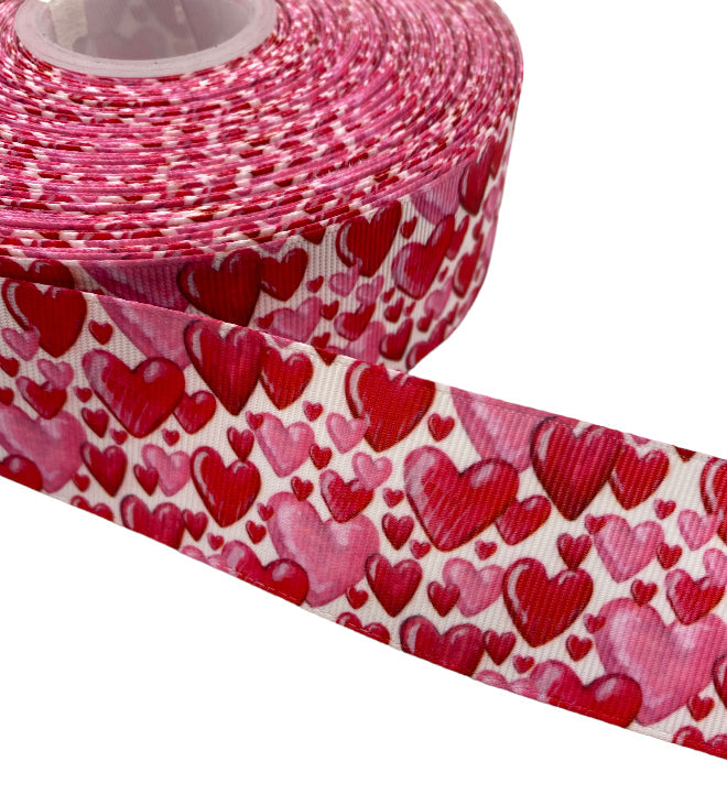 Heart Ribbon (1.5 inch/38mm) 1 yard