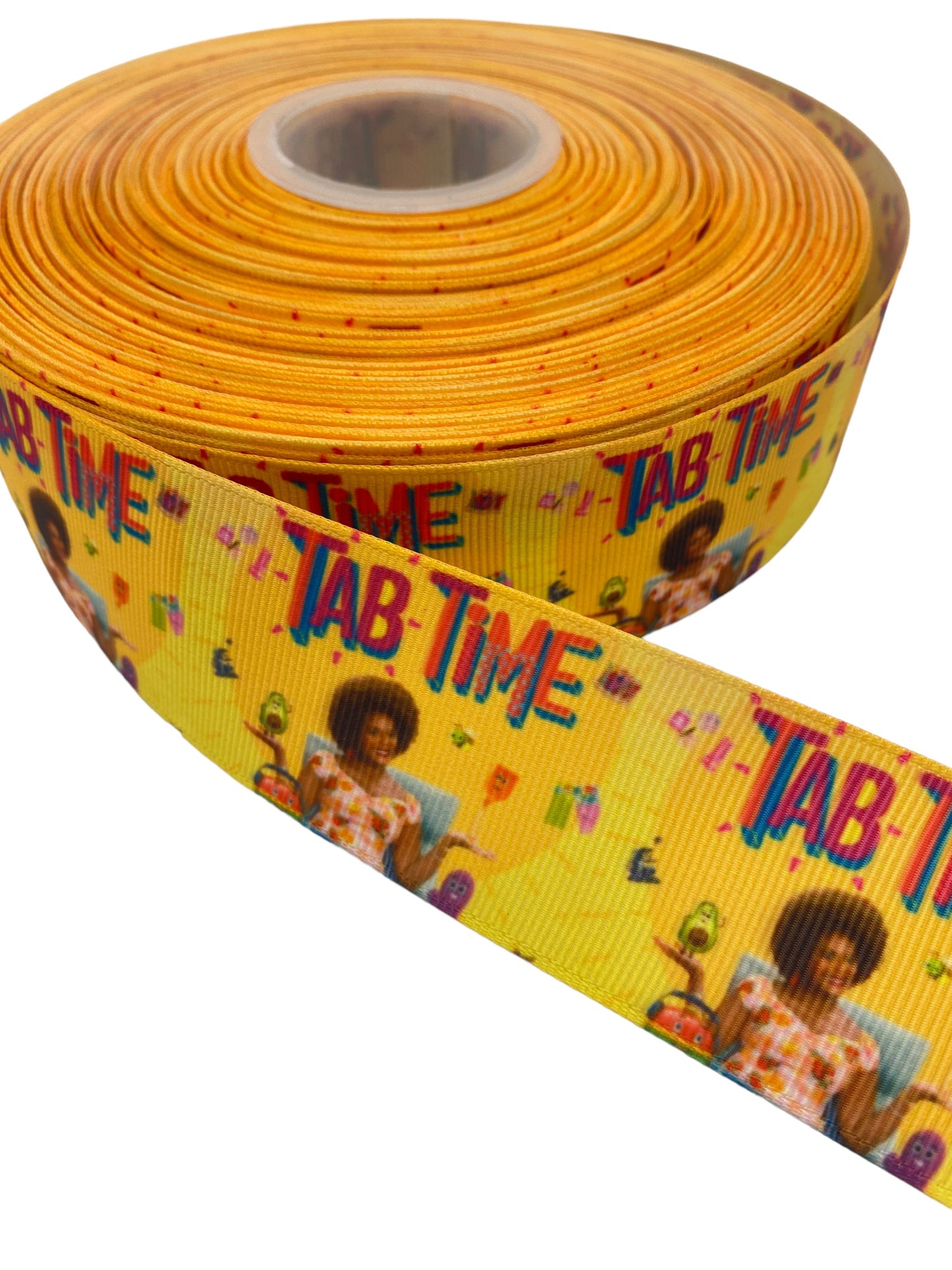#C154 (Tab Time Ribbon (38mm/ 1.5 inches) 1 yard 🟢