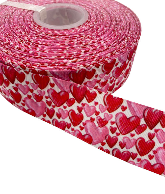 Heart Ribbon (1.5 inch/38mm) 1 yard