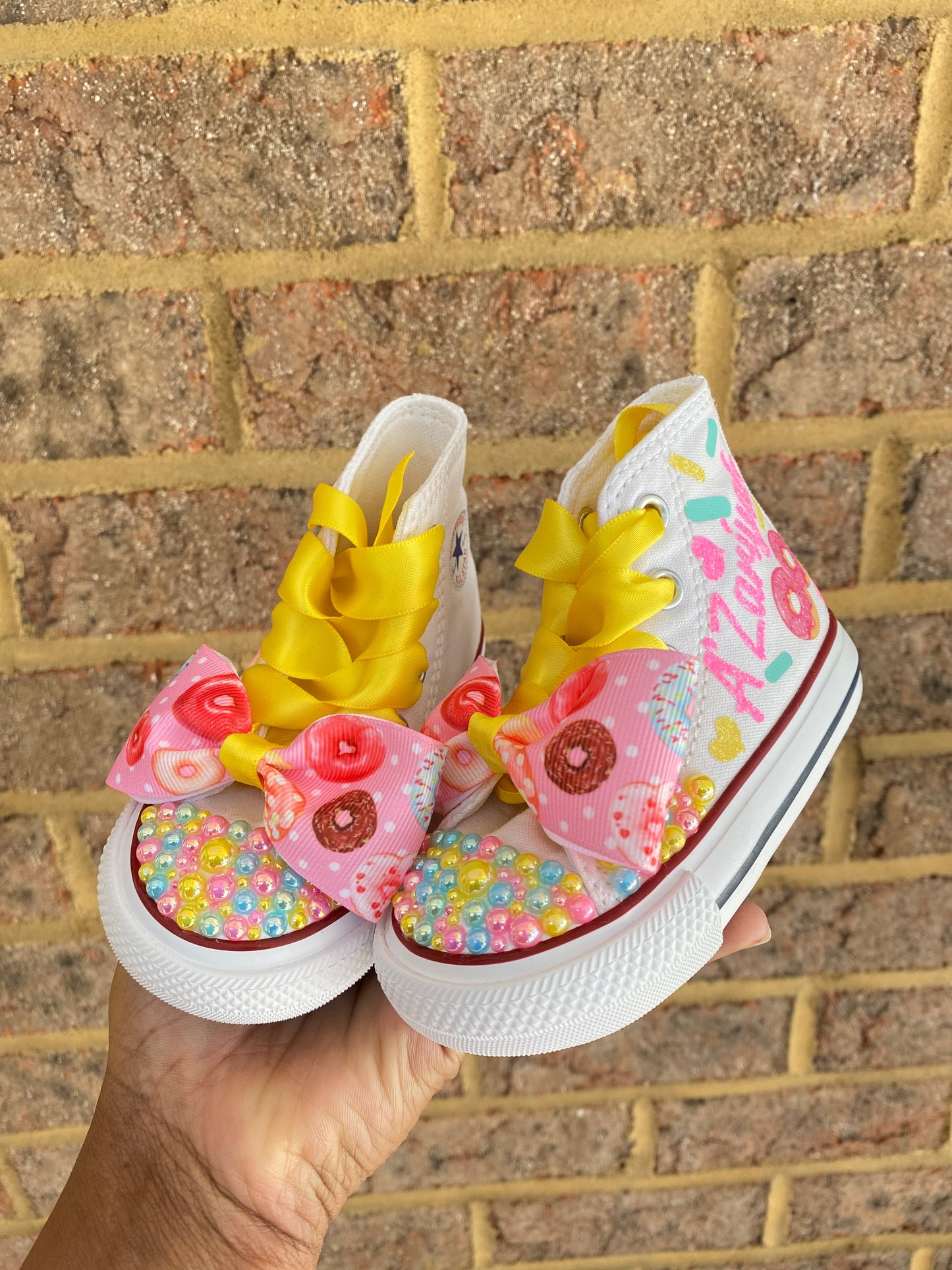 Donut sneakers, Donut Shoes, Bling Converse Shoes