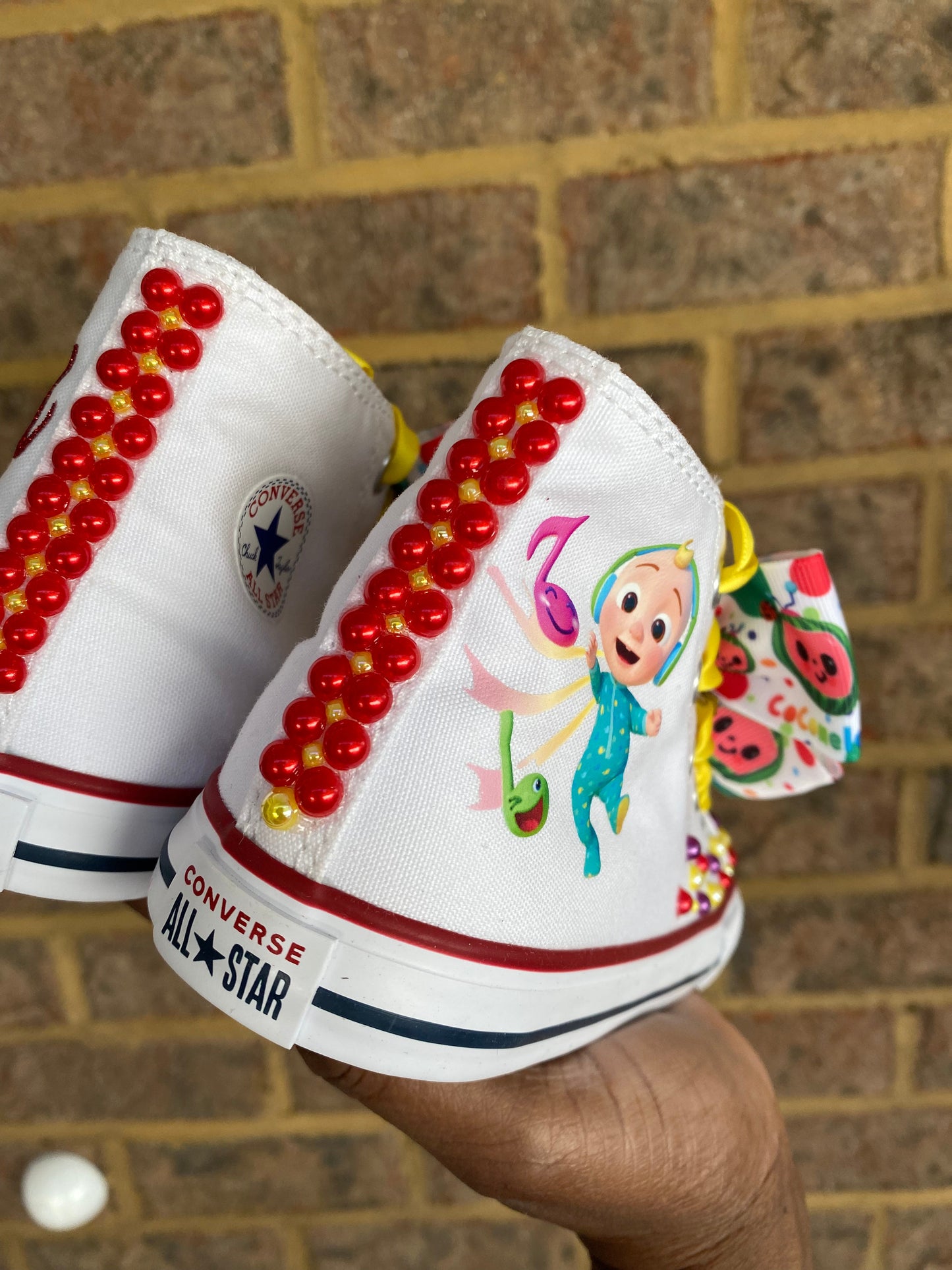 CocomelonConverse Sneakers, Bling Converse, Cocomelon shoes