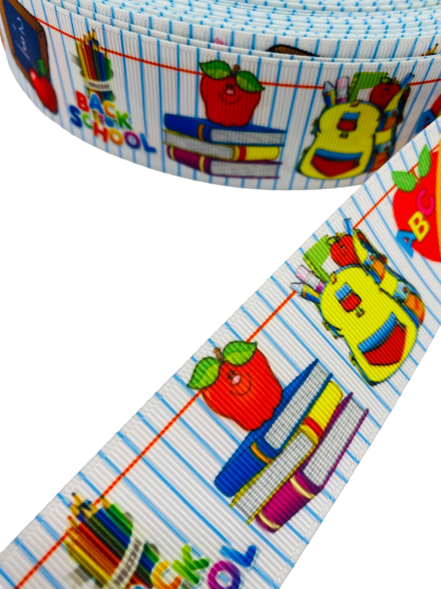 #C160 (School Ribbon (38mm/ 1.5 inches) 1 yard 🟢