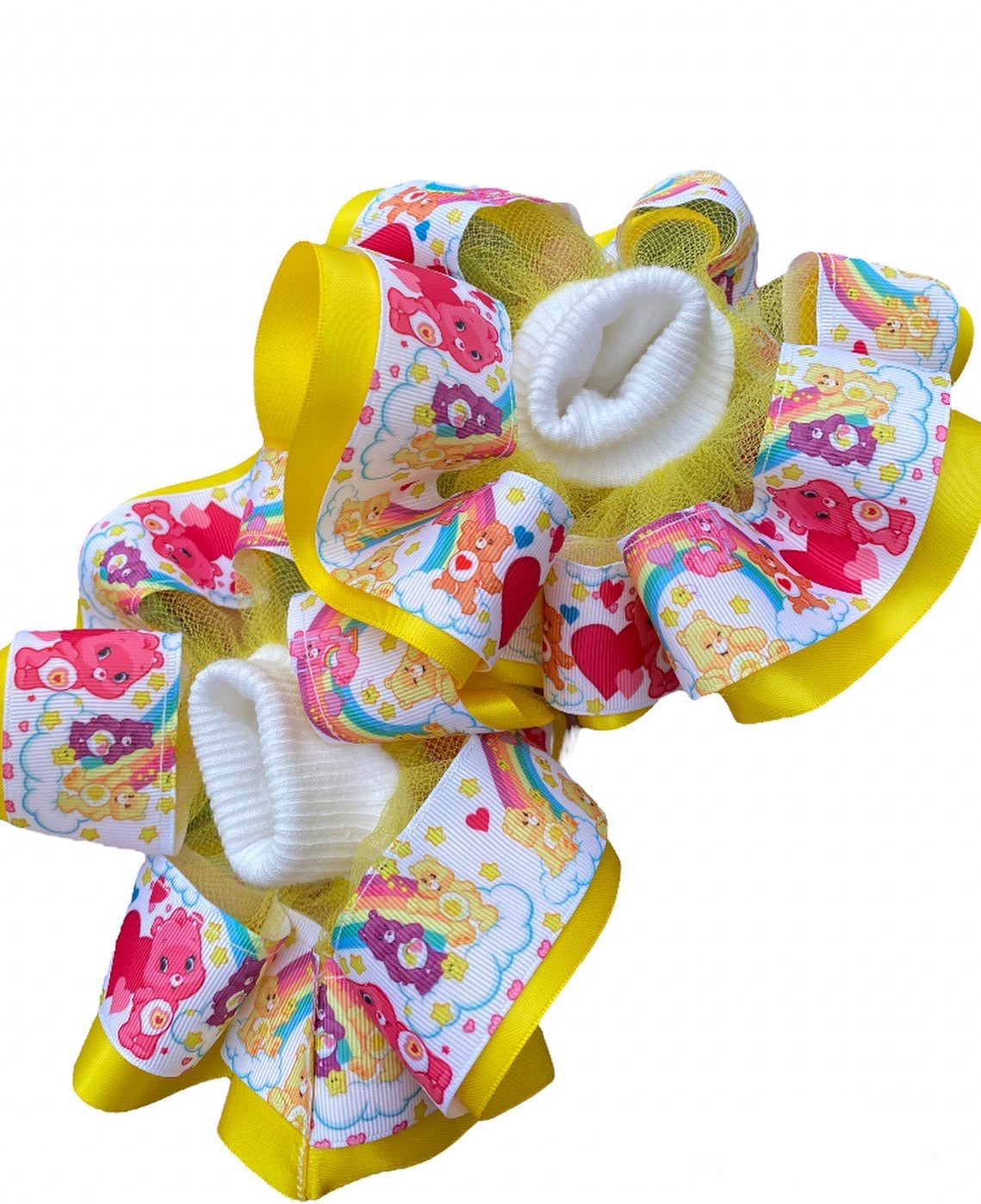 Carebear Ruffle Socks ( Double Layer Ribbon Ruffle socks)