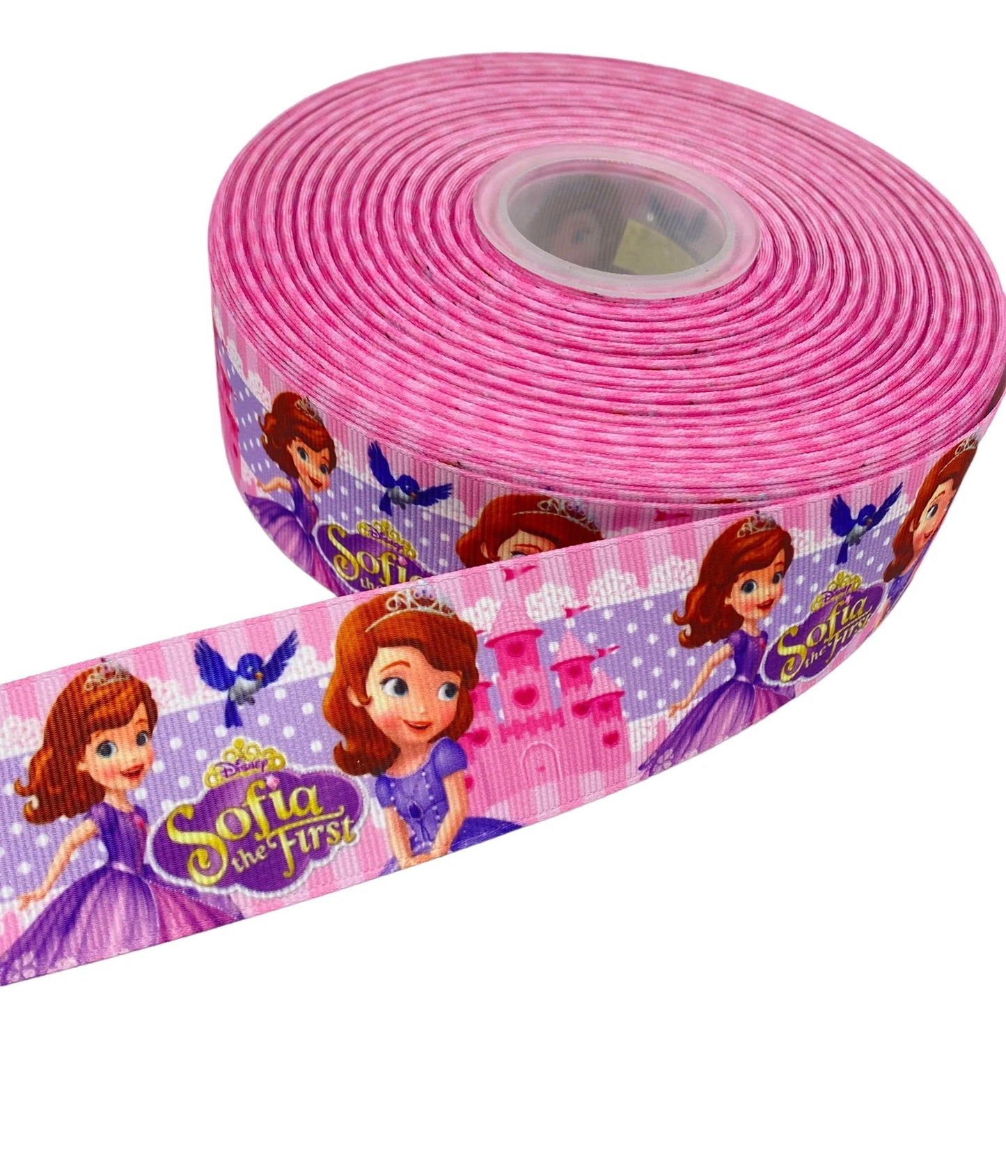 #C164 (Princess Sophia Ribbon (38mm /1.5 inches) 1 yard 🟢