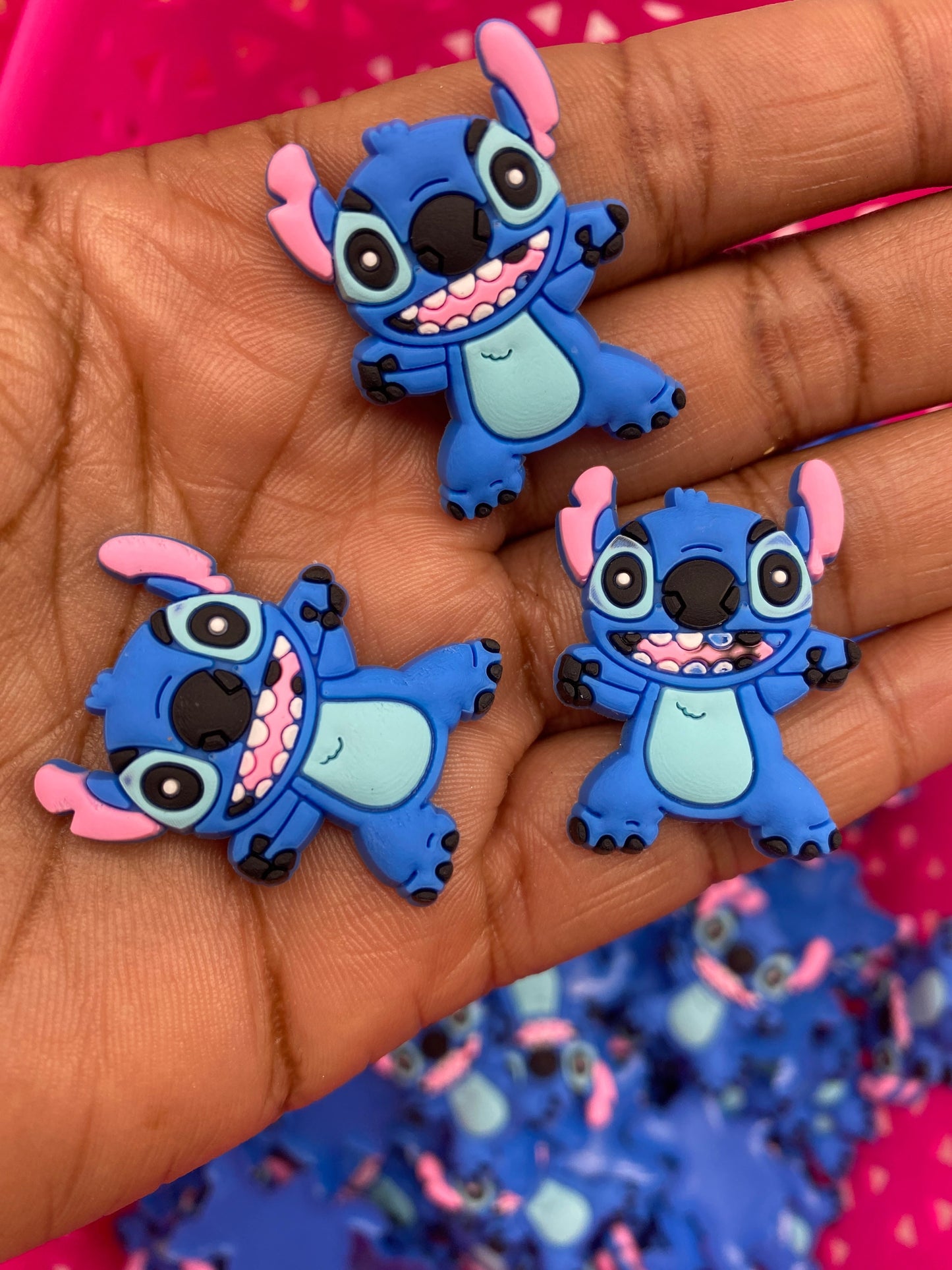 Stitch Silicone Charms (10 Pieces)