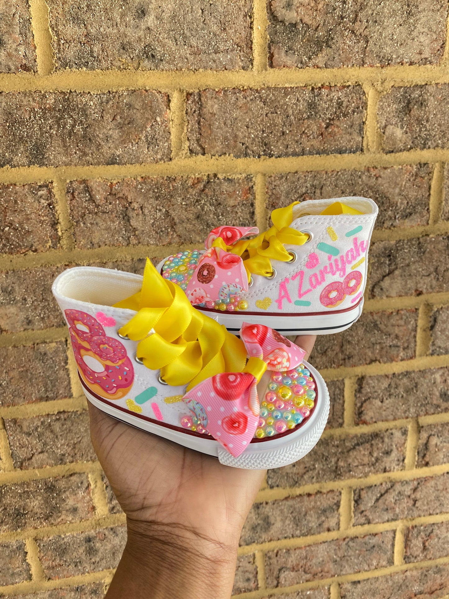 Donut sneakers, Donut Shoes, Bling Converse Shoes