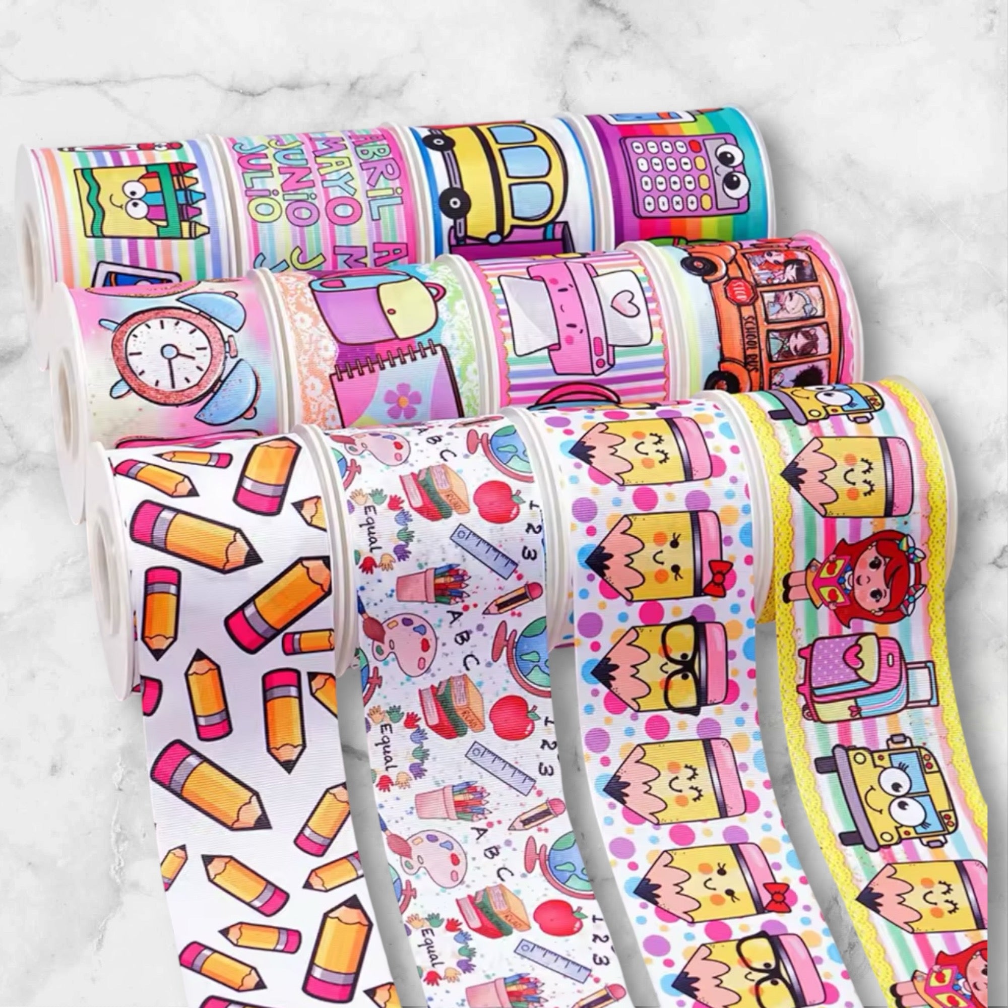 A 🎀 School Ribbon & School Resin Planar – Isabelle Bow Boutique
