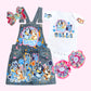 Bluey Denim overall Dress, Bluey Jeans outfit, Bluey Overall