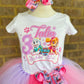 Paw Patrol 3 layer Ribbon Trimmed tutu Outfit