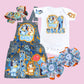 Bluey Denim overall Dress, Bluey Jeans outfit, Bluey Overall
