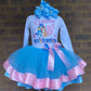 Bluey tutu outfit (2 layer tutu)