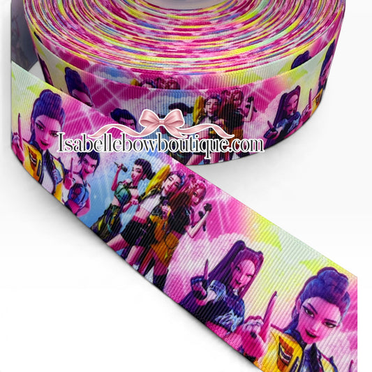 K-Pop Demond hunter Ribbon | 1.5 inch K Pop Demond hunter Ribbon 💚