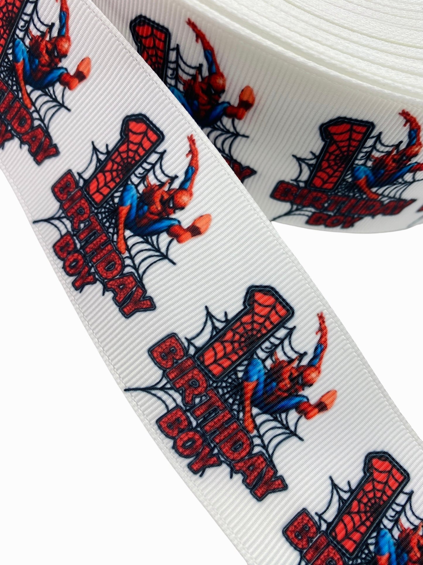 Spider Man Ribbon 38mm/ 1.5 Inch Ribbon (1 Yard)                                 🎀  May New Arrival 🎀