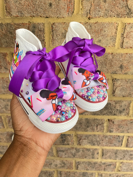 Gracie Corner Bling Converse Sneakers, Personalize Gracie corner sneakers