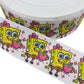 Sponge Bob Ribbon 38mm/ 1.5 Inch Ribbon (1 Yard)                                 🎀  May New Arrival 🎀