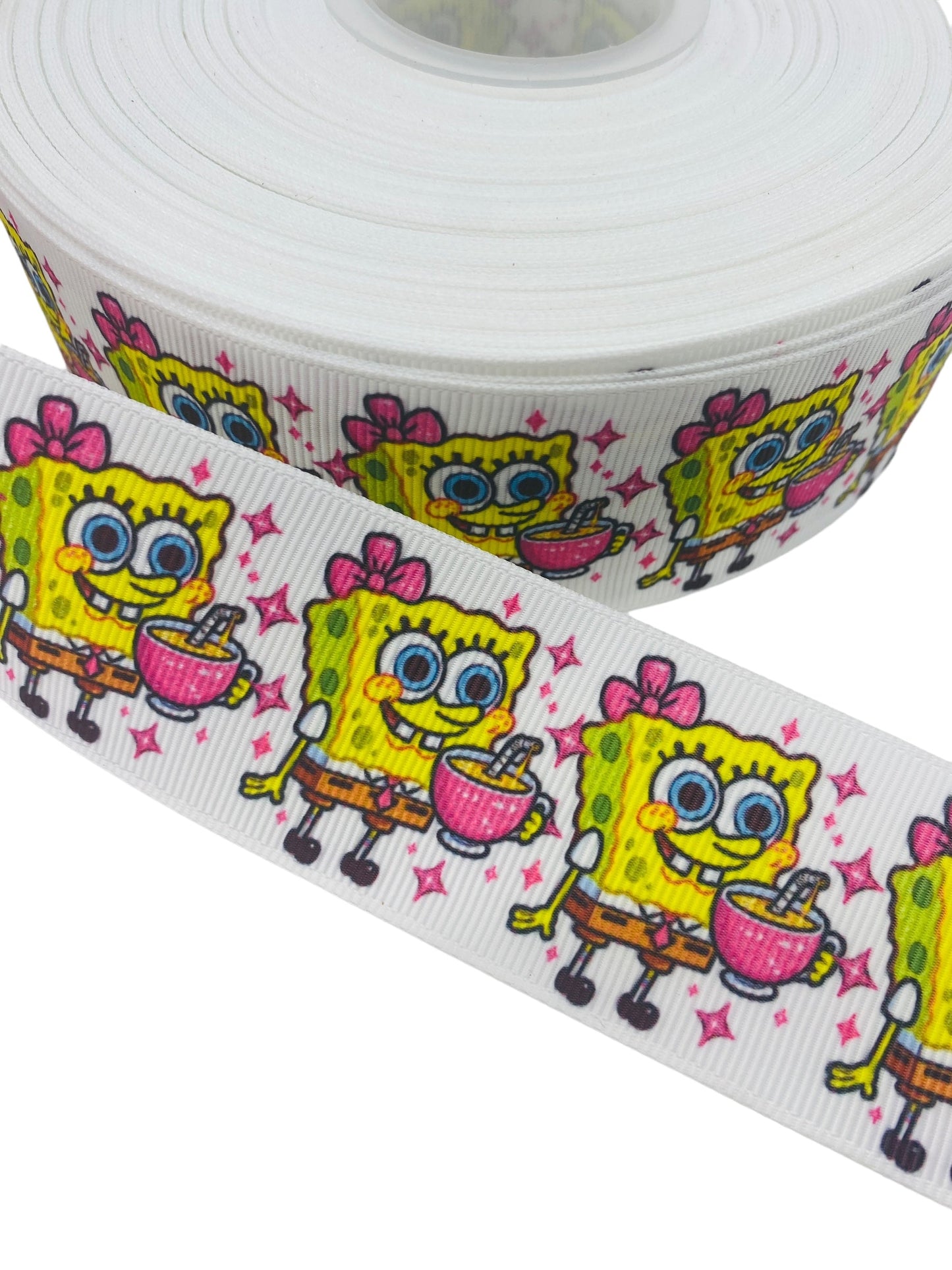 Sponge Bob Ribbon 38mm/ 1.5 Inch Ribbon (1 Yard)                                 🎀  May New Arrival 🎀