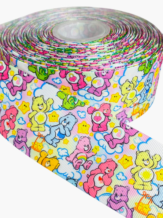 2 Inch Ribbon, Carebear Ribbon 🟣 (1 Yard) 🎀 New Arrival🎀