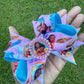 Moana Tutu Outfit, Moana Birthday tutu outfit, 2 Layer Ribbon Trimmed Moana tutu set with matching sneakers and socks.
