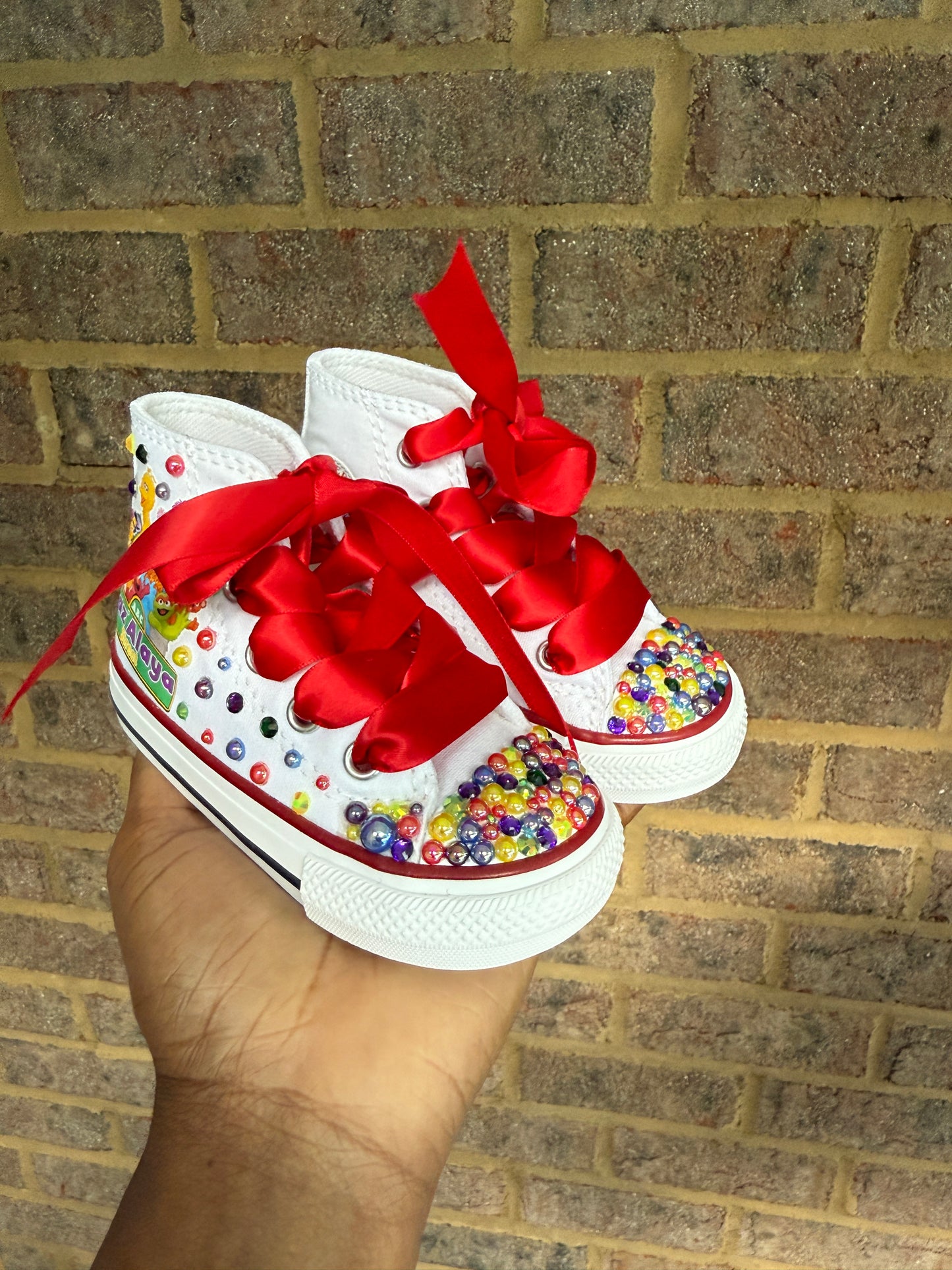 Sesame Street Bling Converse Sneakers,