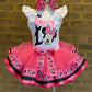 Minnie Mouse Tutu Outfit (3 layer Ribbon Trimmed tutu outfit) Minnie Outfit