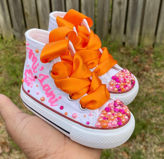 Moana Bling Bling Converse Sneakers, Bling Sneakers