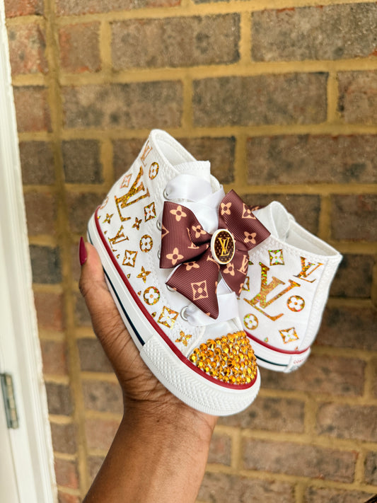 Lv Bling Converse sneakers
