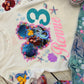 Little Mermaid Denim overall , Little mermaid jeans Overall with Socks and Bows