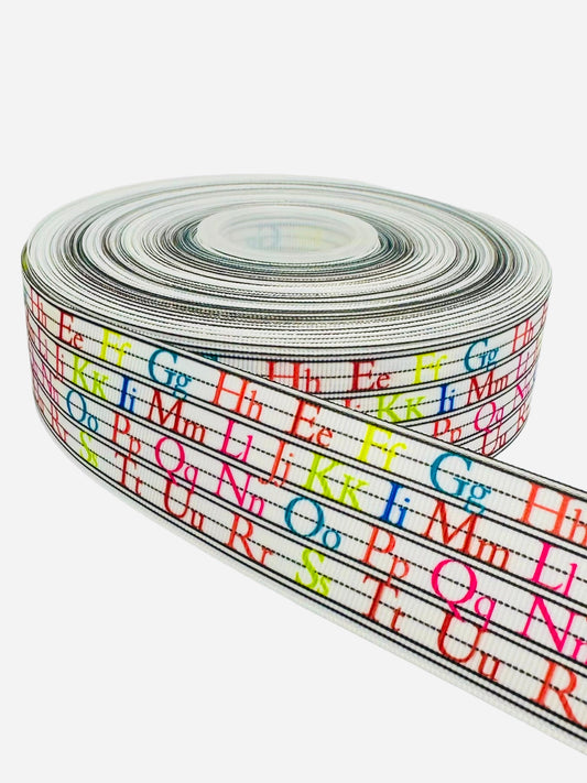 School Ribbon Ribbon (38mm / 1.5 inch Ribbon, (1 Yard)