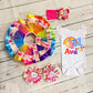 Carebear Tutu Outfit, Carebear tutu set with matching socks and Hair  Accessories