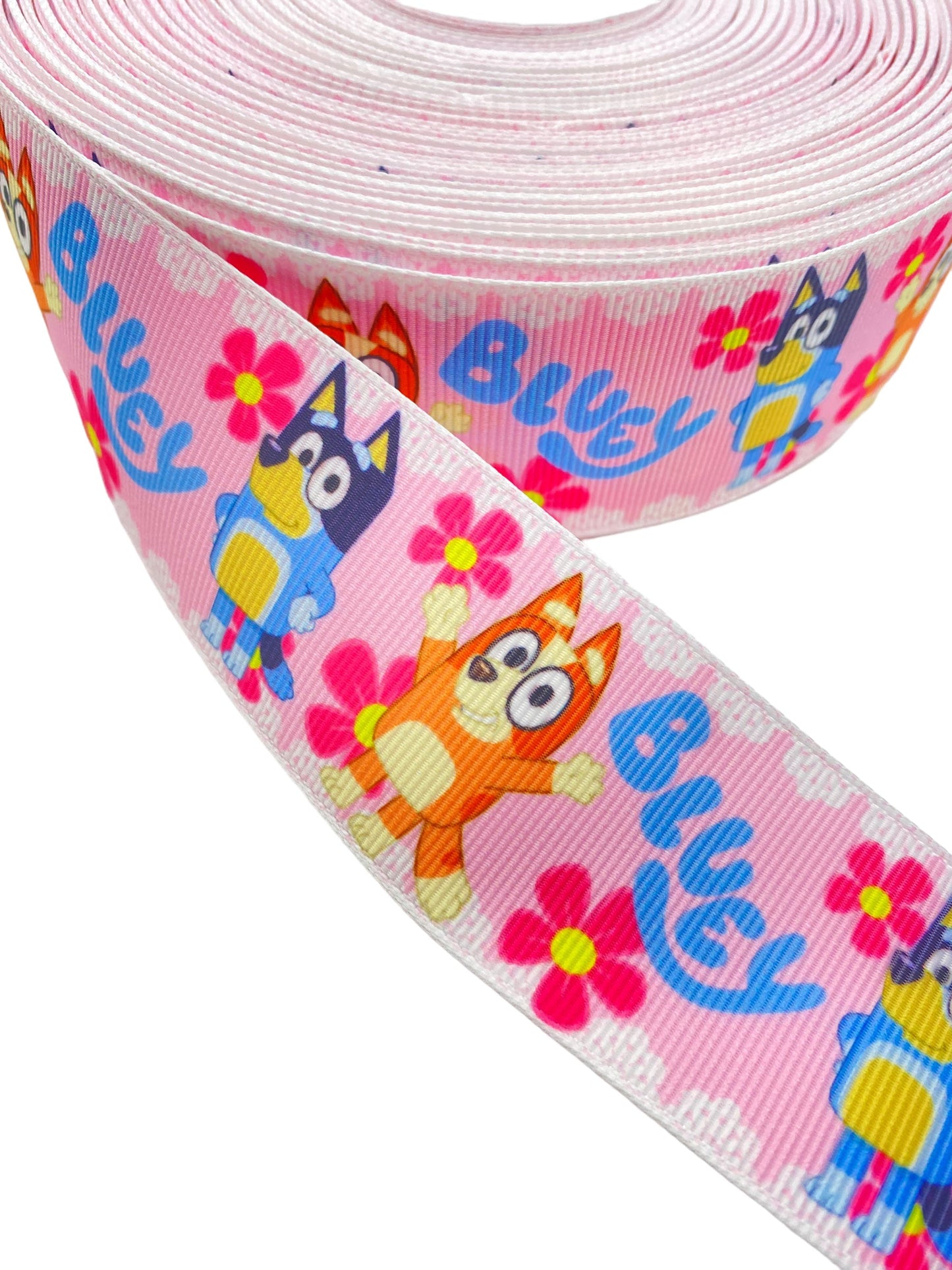 38mm / 1.5 inch Ribbon, Bluey  Ribbon (1 Yard) 🎀April New🎀