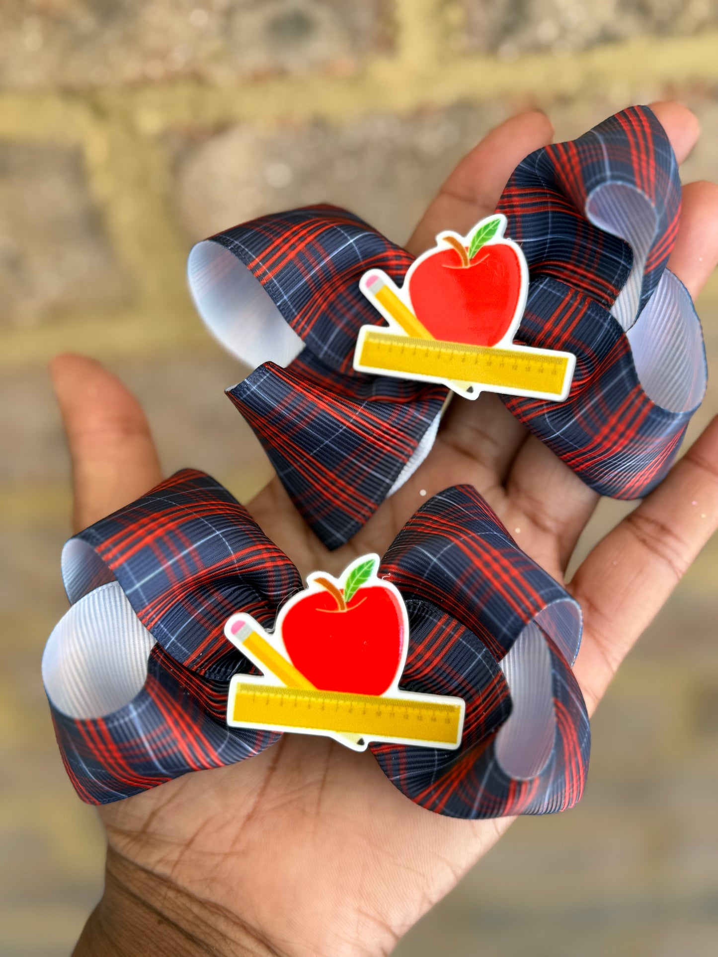 School Hair Clips-Hair clips-Back To School Hair Clips