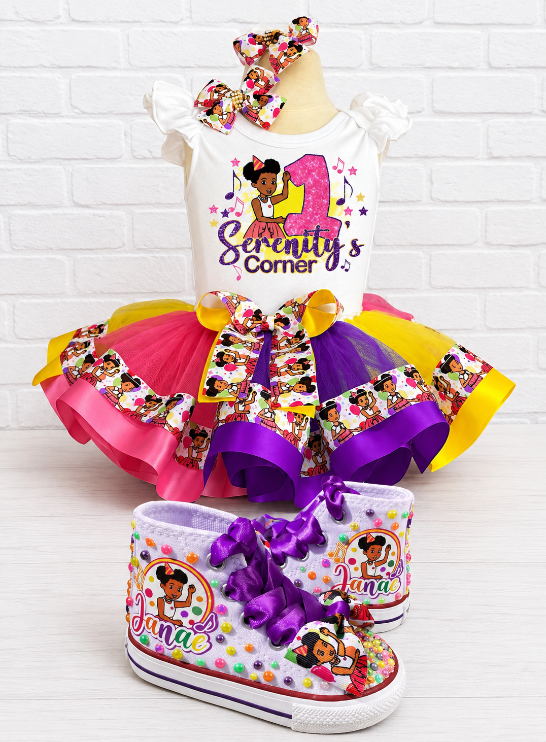 Gracie Corner Tutu Outfit | Gracie Corner Birthday tutu set