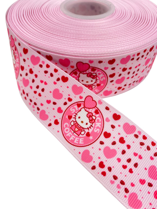 38mm / 1.5 inch Ribbon, Hello Kitty Ribbon (1 Yard) 🎀April New🎀