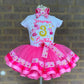 Peppa Pig Tutu Set Peppa Pig Birthday outfit Peppa Pig tutu outfit