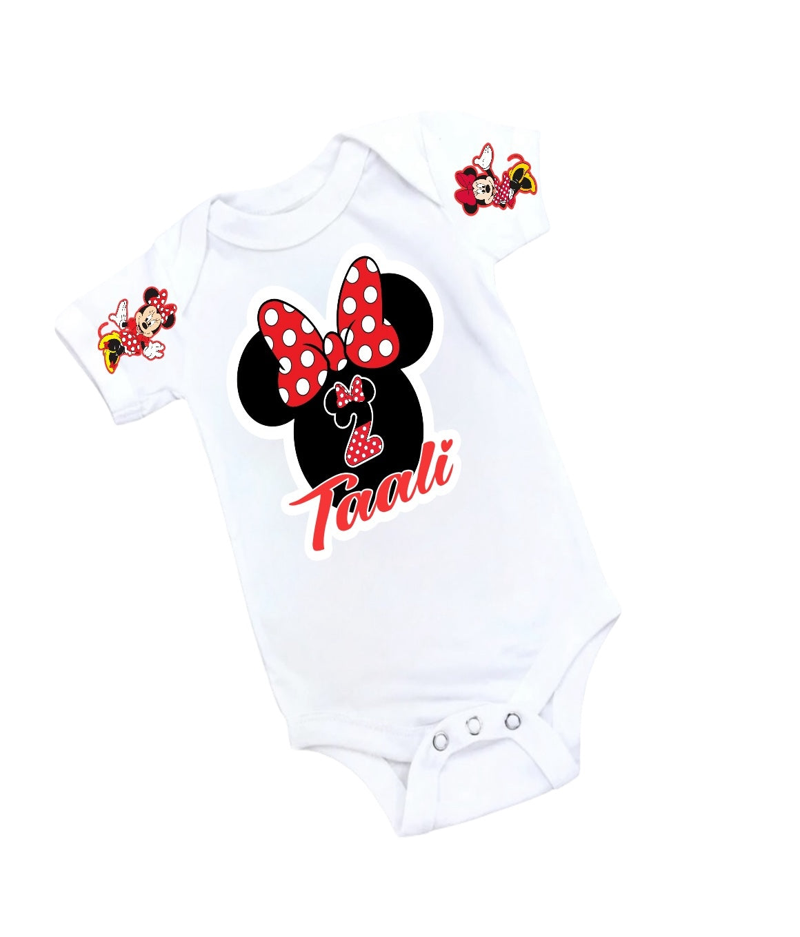 Minnie Mouse Denim overall outfit, jeans overall dress, Minnie mouse birthday jeans dress