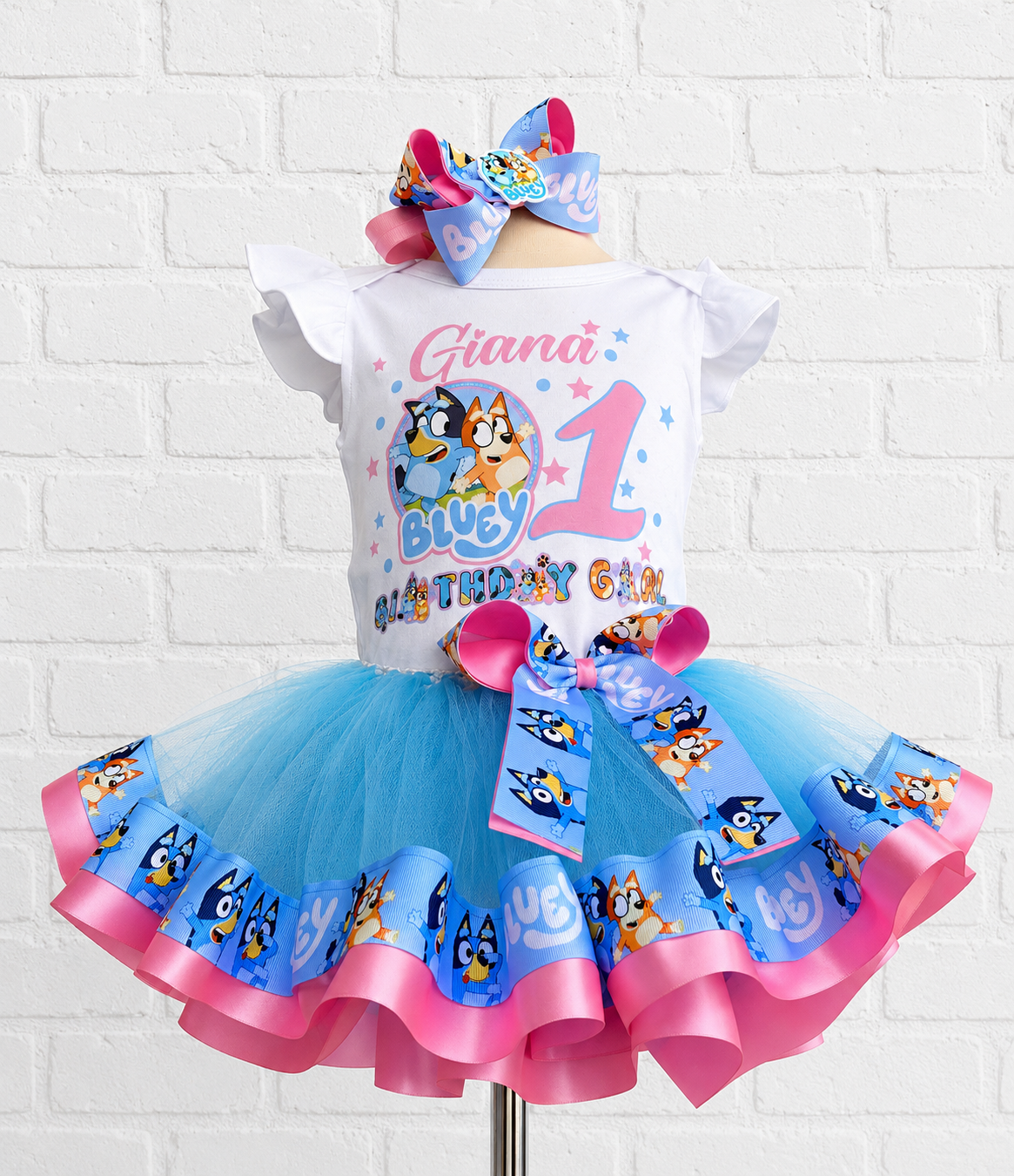 Bluey Birthday Tutu Set | Personalized Bluey tutu Outfit