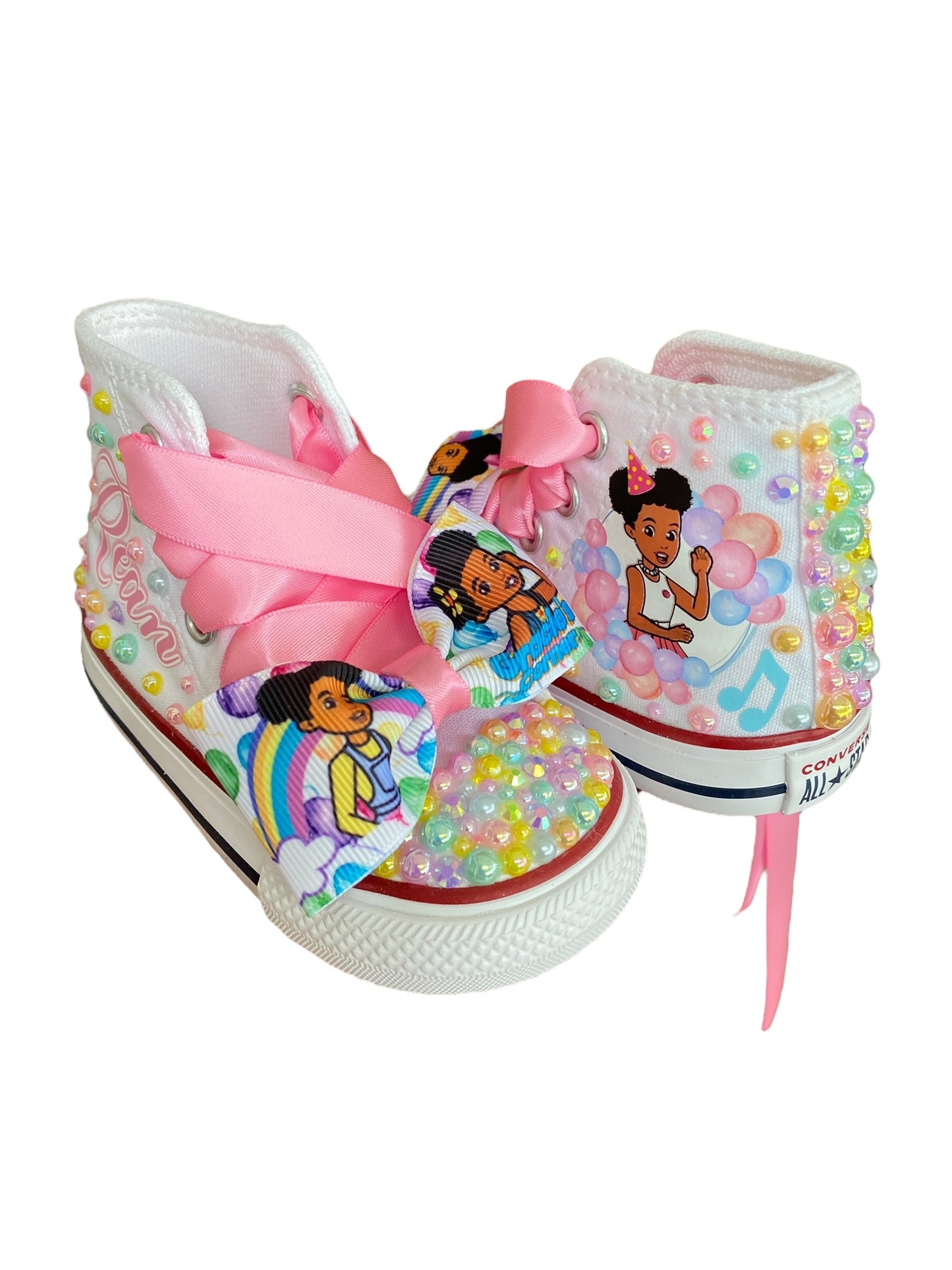 Gracie corner Bling Converse Shoes