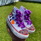 Night Before Christmas Bling Converse Sneakers