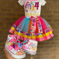 My Little Pony Tutu Outfit with shoes  (3 layer outfit)