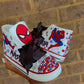 Spider Man Bling Converse Sneakers,