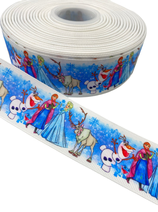 38mm / 1.5 inch Ribbon, Frozen Ribbon (1 Yard) 🎀April New🎀