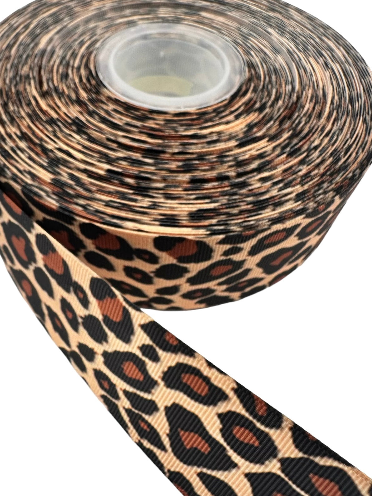 (38mm / 1.5 inch Ribbon, Leopard Print  Ribbon (1 Yard)