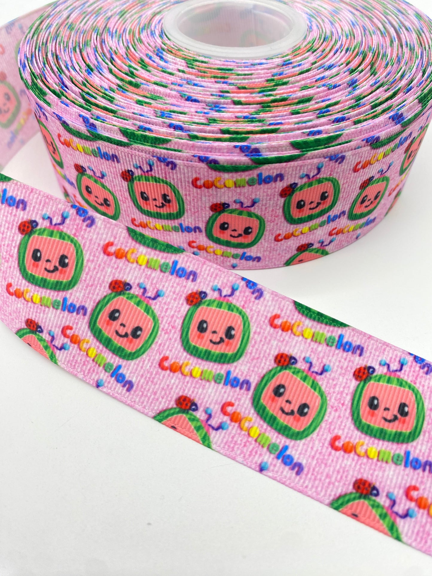 38mm / 1.5 inch Ribbon, Cocomelon Ribbon (1 Yard) 🎀April New🎀