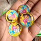 Glass Embellishments ( set of 4)