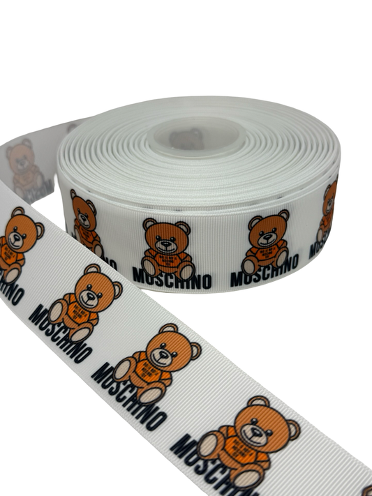 Designer Ribbon (1 yard) 38mm/ 1.5 inches Foil Ribbon ) 🖤